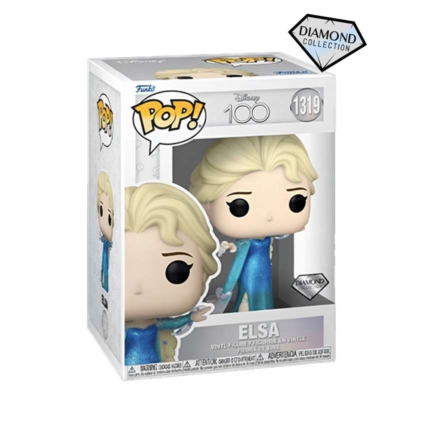 POP! Frozen (Disney 100) - n°1319 Elsa (Diamond Collection)