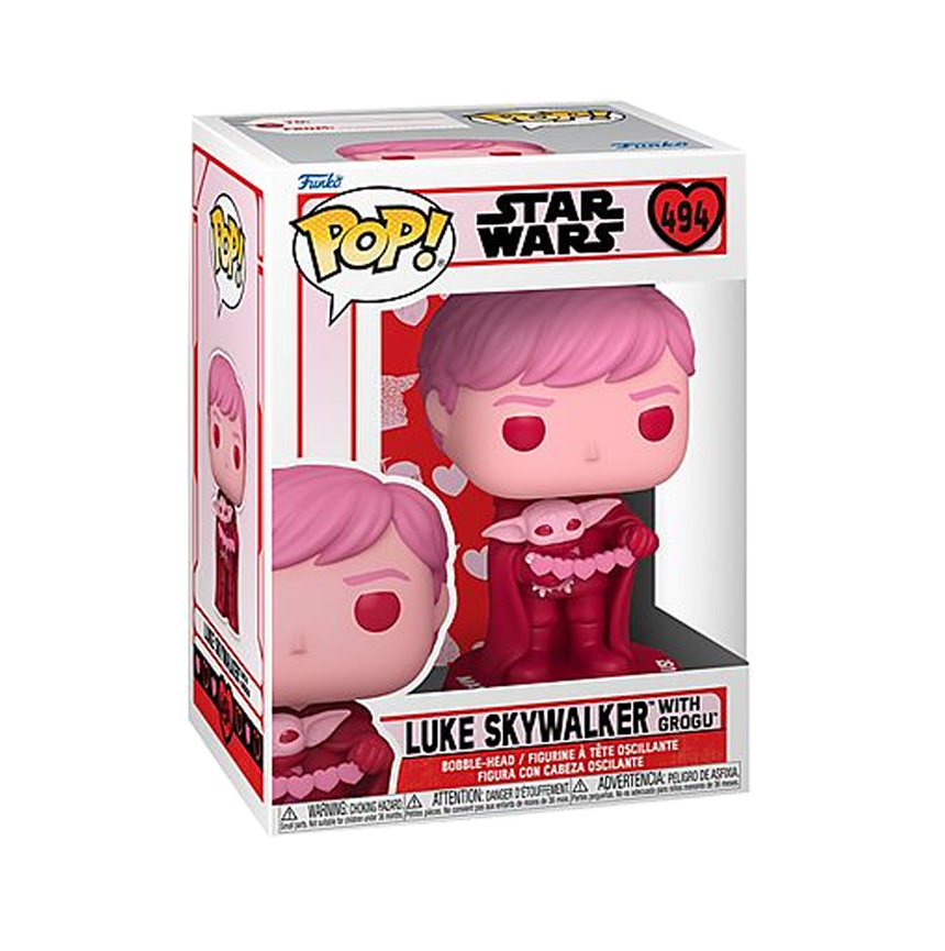 POP! Star Wars -  n°494 Luke Skywalker (Valentijn Editie)