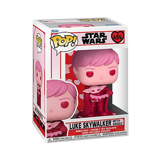 POP! Star Wars -  n°494 Luke Skywalker (Valentijn Editie)