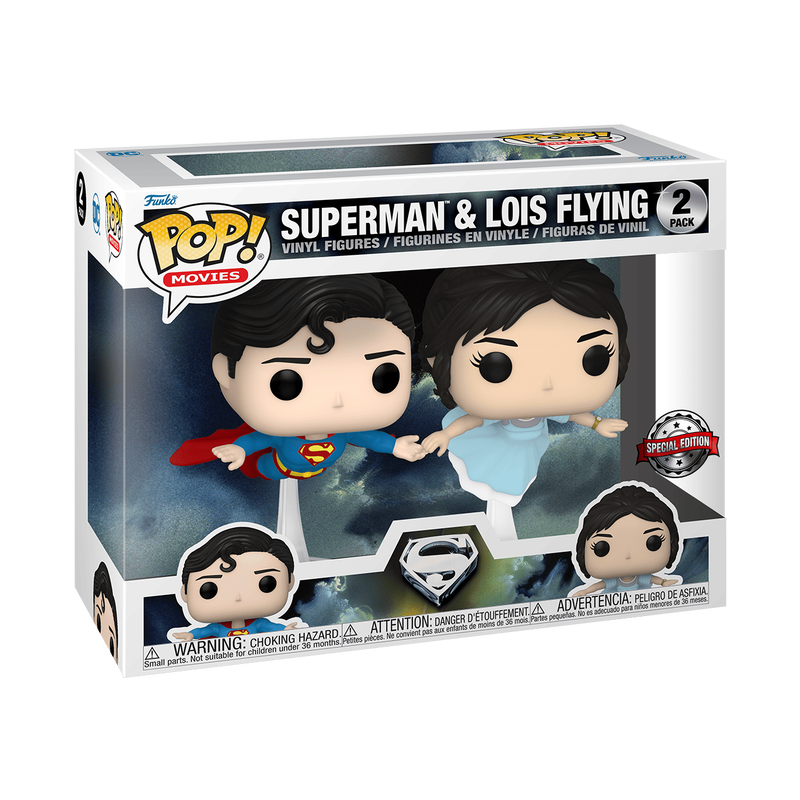 POP! Movies: Superman & Lois Flying Zavvi Exclusive 2 Pack